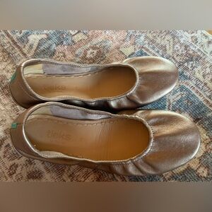 Tieks by Gavrieli Metallic Bronze Leather Ballet Flats